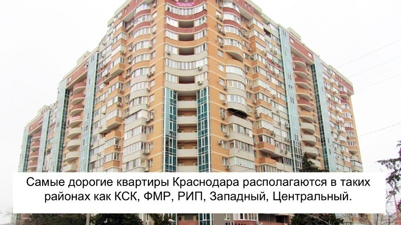 Сколько стоит квартира в Краснодаре?