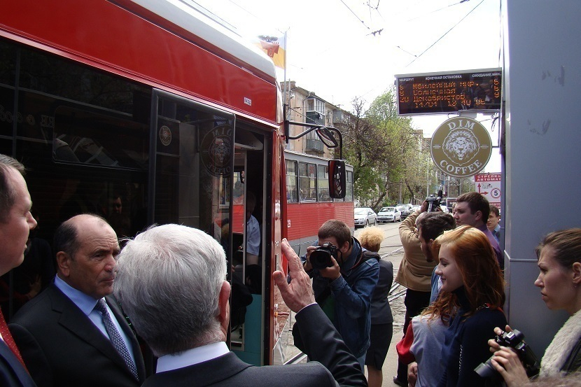 Расписание трехсекционного трамвая «Витязь» в Краснодаре