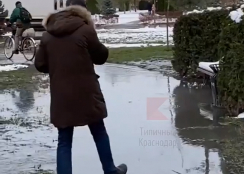 Фекальные реки на улице Солнечной: в администрации Краснодара объяснили причину