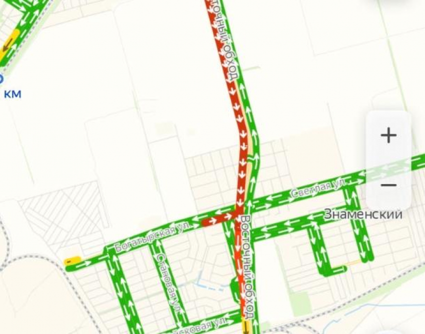 А пробка ныне там: Восточный обход Краснодара стоит уже почти неделю 