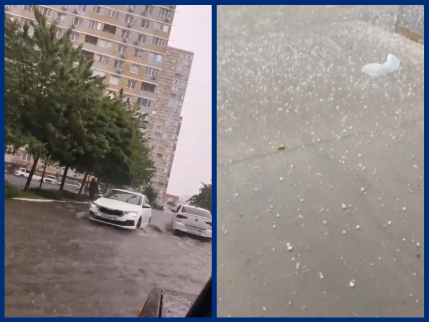 Мегаливень и крупный град устроили стресс-тест Краснодару