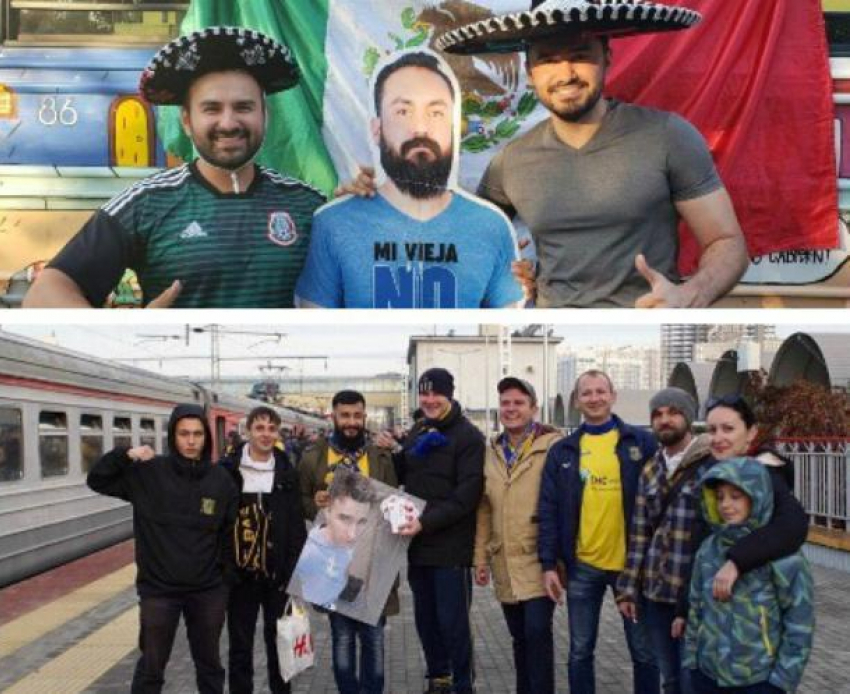 По стопам мексиканских болельщиков: ростовчане привезли картонную фигуру друга на матч с «Краснодаром»