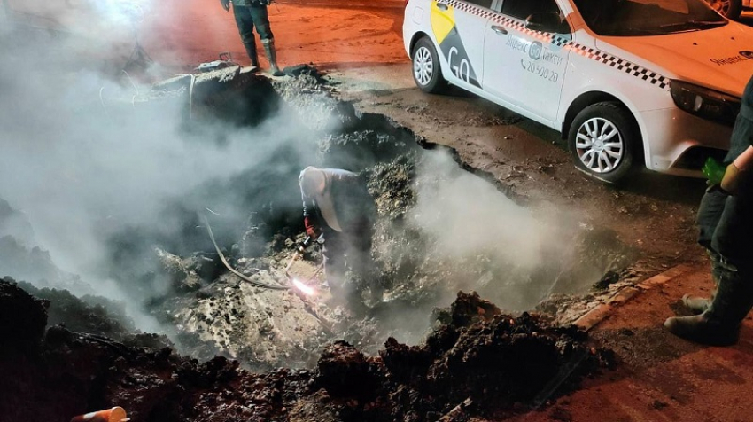 Авария на теплотрассе в Краснодаре заставила мёрзнуть жителей КМР