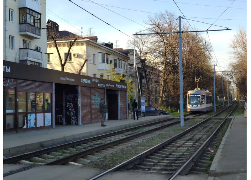 В Краснодаре с 21 апреля трамвай №5 изменит маршрут