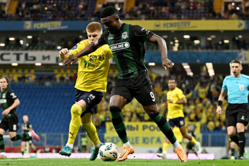 В южном футбольном дерби с «Ростовом» ФК «Краснодар» не смог забить ни одного гола и уступил лидерство в РПЛ 