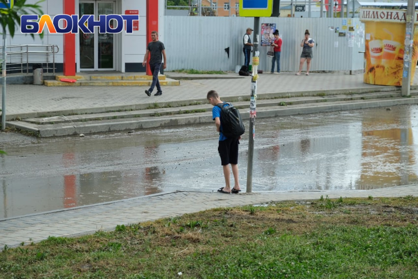 Одни из самых сильных ливней прошли в Краснодарском крае