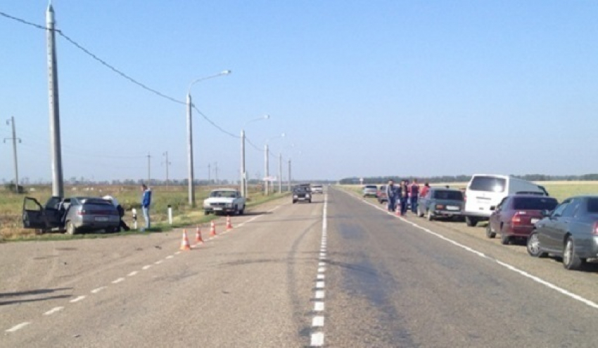 В Краснодарском крае в аварии были травмированы пять человек