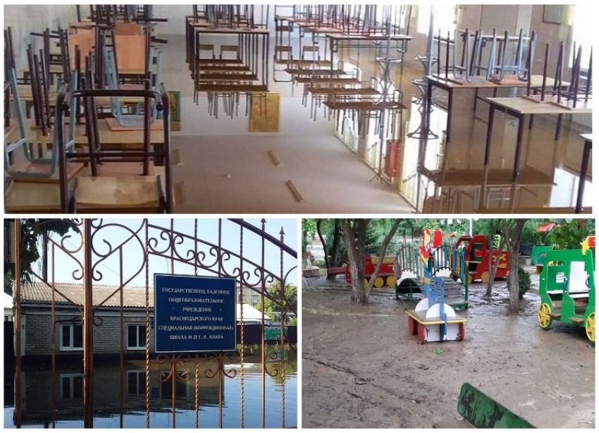 На Кубани пострадавшие из-за мезоциклона школа и сад примут детей не раньше октября