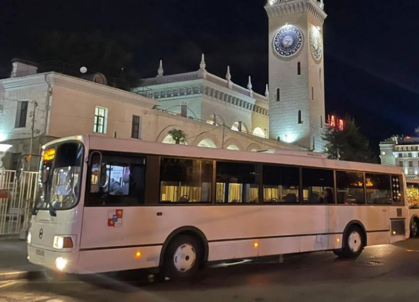 В Сочи начнут работать ночные автобусы