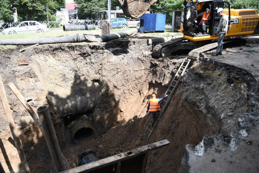 Ограничение движения транспорта на Тургенева в Краснодаре продлили