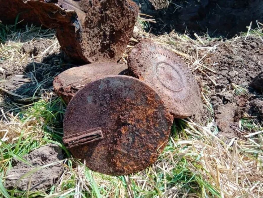 На Кубани обнаружены человеческие останки и фрагменты самолёта времён ВОВ 