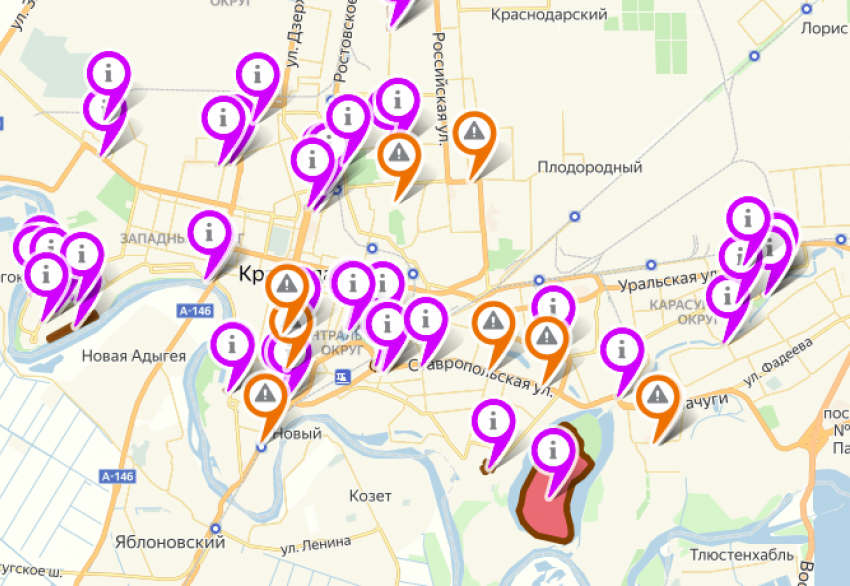 Уральская краснодар на карте. Карта муниципальной земли Краснодар. Интерактивные карты муниципалитетов с участками. Администрация Краснодона на карте. Администрация Краснодара на карте города.