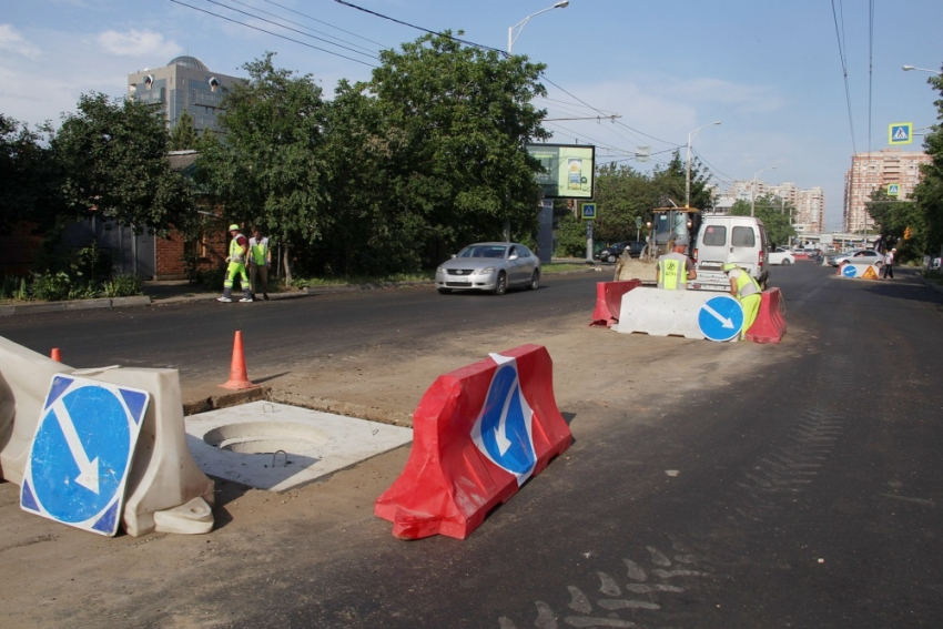 Ремонт на улице Буденного в Краснодаре подходит к концу