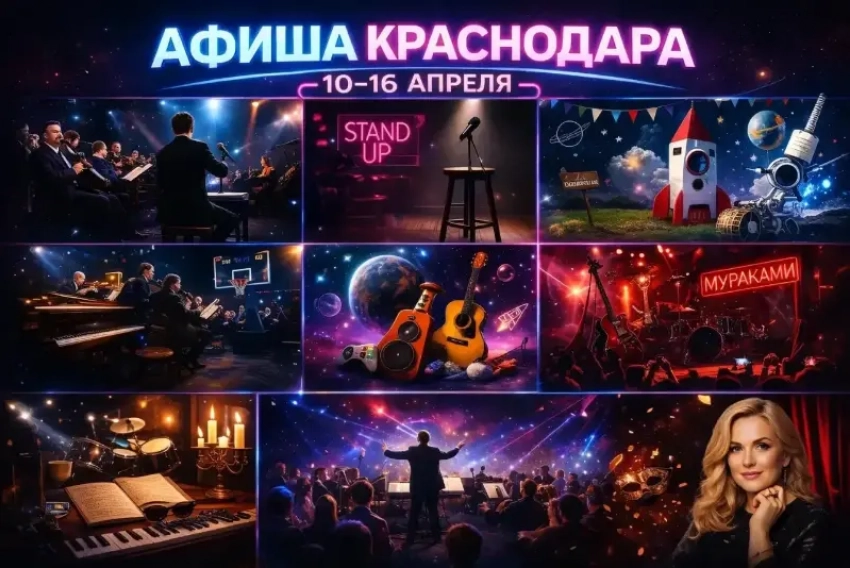 Куда сходить в Краснодаре с 10 по 16 апреля  