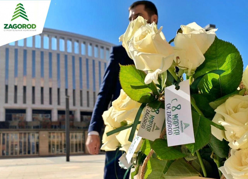 «Тысяча и одна роза»: компания ZAGOROD провела цветочный марафон 8 Марта