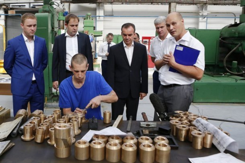  Губернатор Кубани побывал на возрожденном заводе Седина