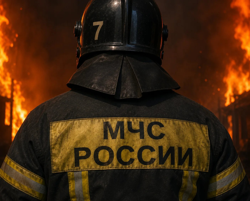 Обломки БПЛА вызвали пожар на предприятии в Краснодарском крае