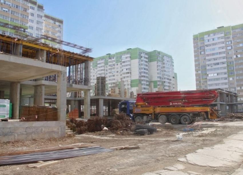 За полгода строительства детсад в Восточно-Кругликовском районе Краснодара готов на 30%