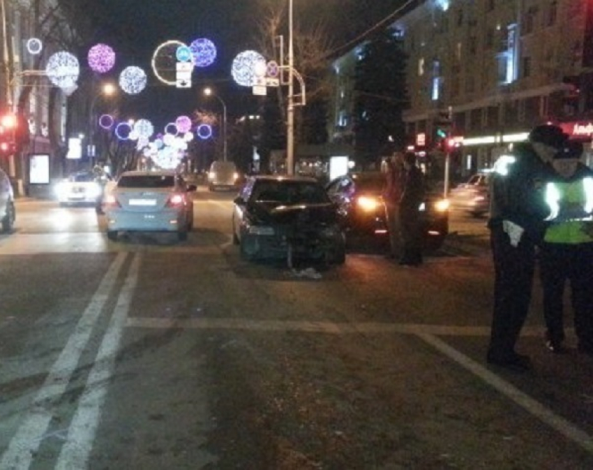 В центре Краснодара произошла массовая авария