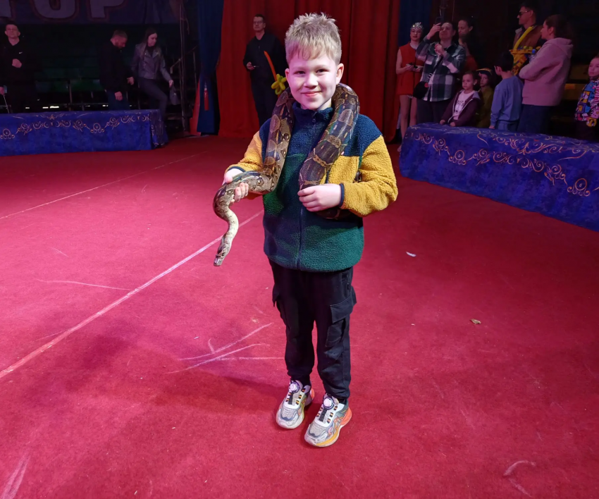 Дети участников СВО из Краснодара попробовали себя в роли цирковых артистов  