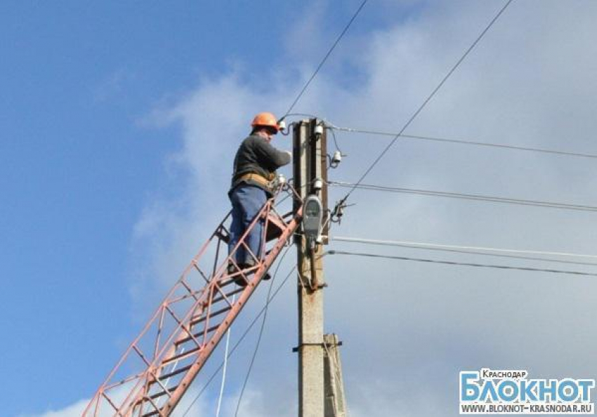 В Анапском районе три тысячи человек остались без света