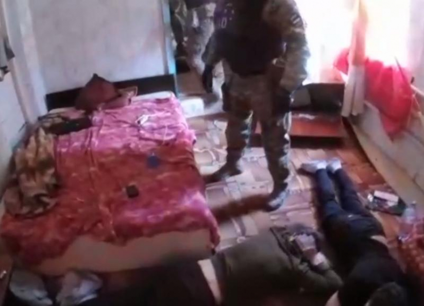 Появилось видео штурма наркопритона на Кубани