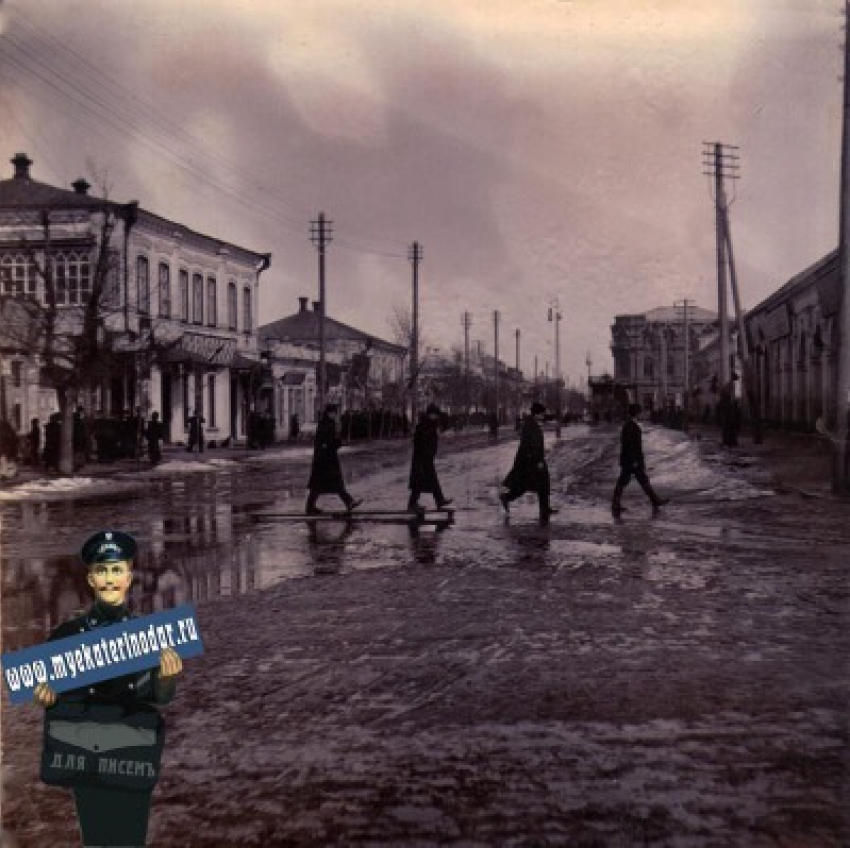 В Краснодарском крае показали копию легендарного снимка The Beatles 