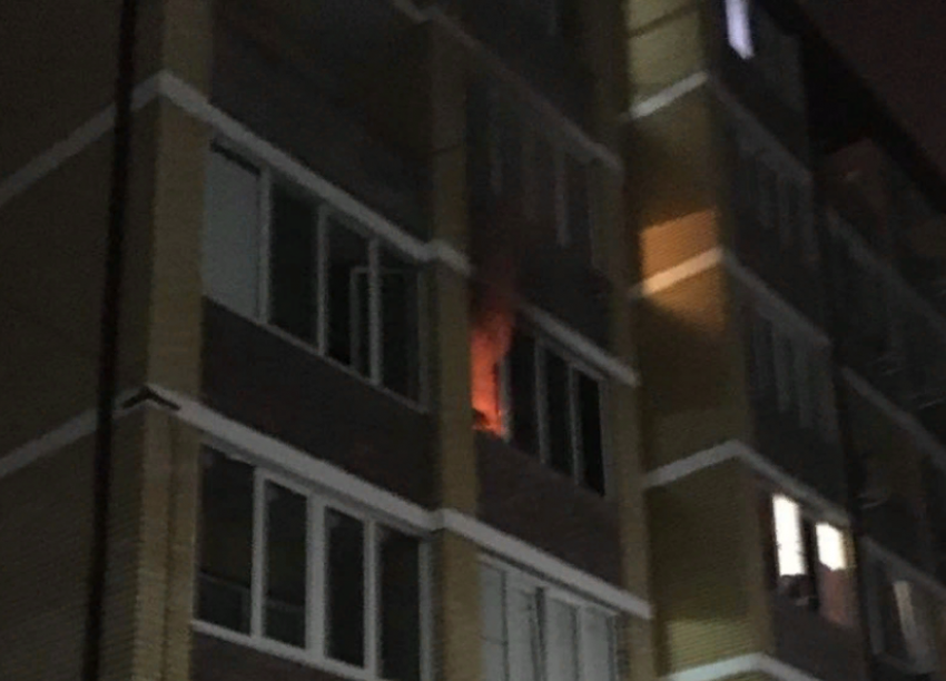 Квартира загорелась в Музыкальном микрорайоне Краснодара 
