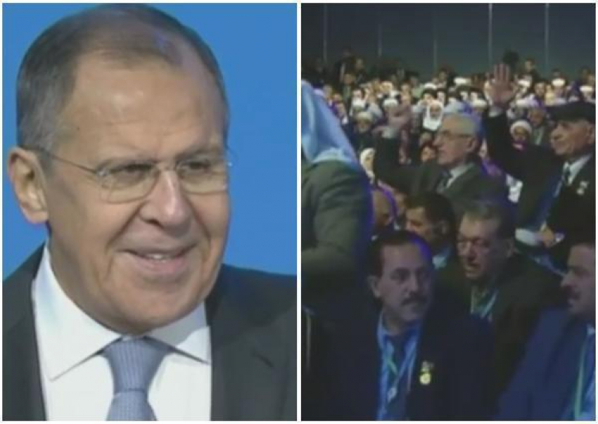 На конгрессе в Сочи Лаврову пришлось успокаивать сирийцев, прославляющих Россию