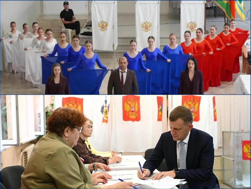 Первые избиратели пришли на участки в Краснодарском крае 