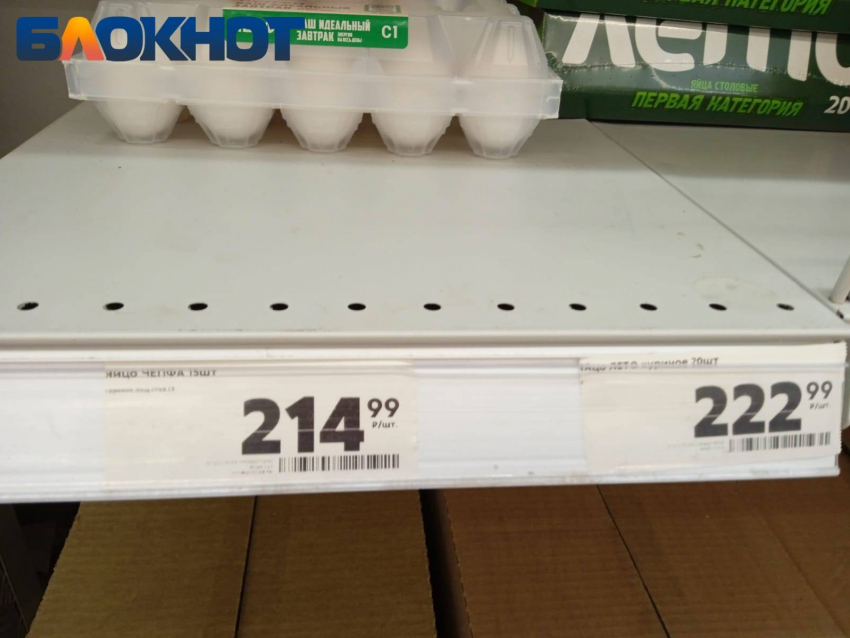 В краснодарской «Пятёрочке» яйца на 10 рублей дороже челябинской