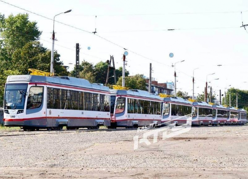 В Краснодаре запустили новые трамваи