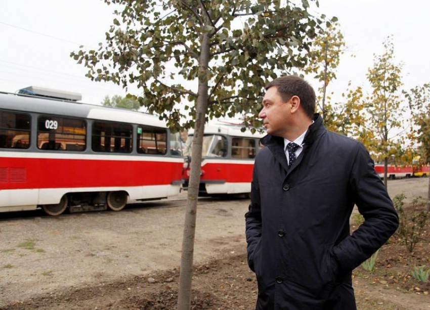 «Отличная идея, чтобы газоны были на трамвайных путях», - Первышов об озеленении Краснодара