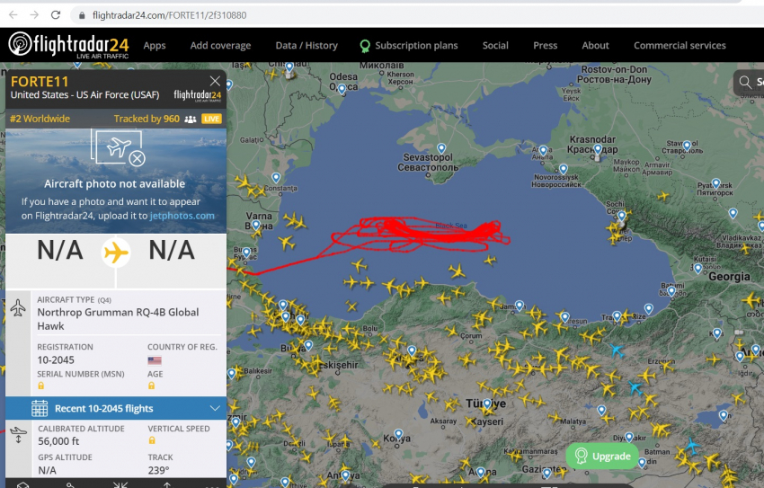 Самолёты НАТО кружат у Краснодарского края