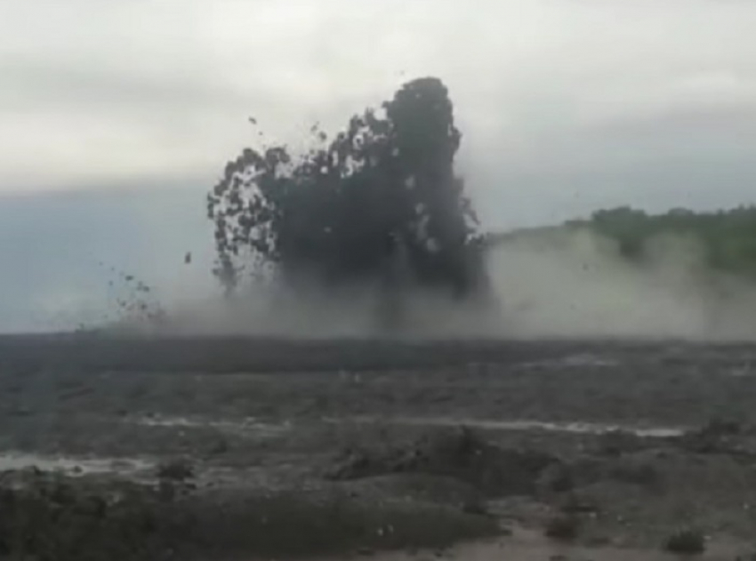 В Краснодарском крае началось извержение вулкана Шуго: видео