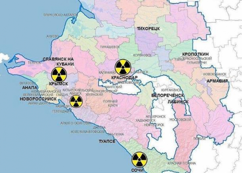 Карта крымска краснодарского края