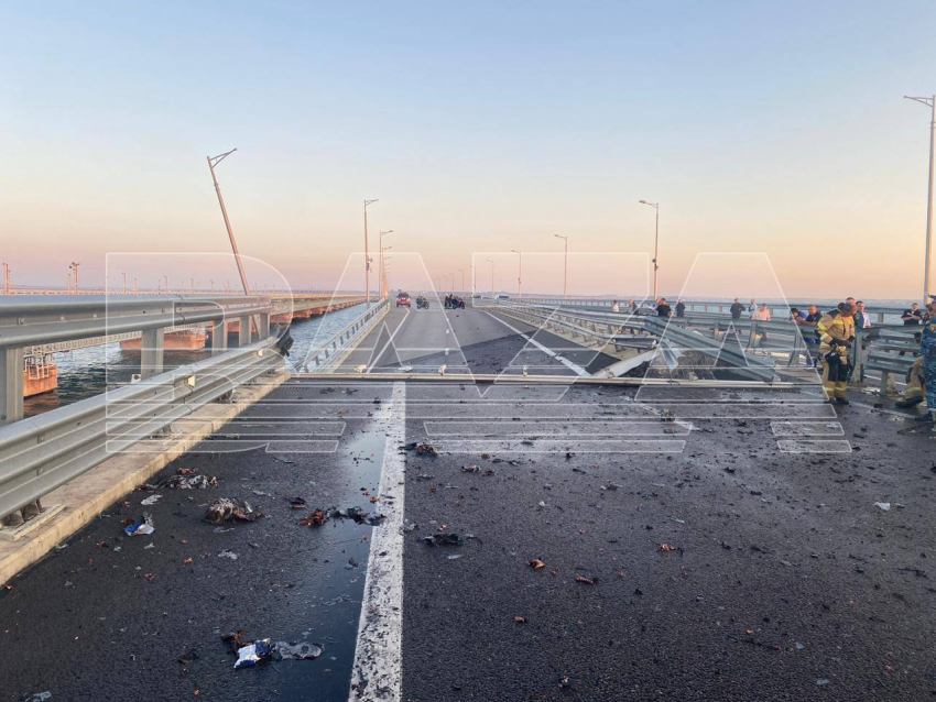 СК назвал произошедшее на Крымском мосту терактом спецслужб Украины