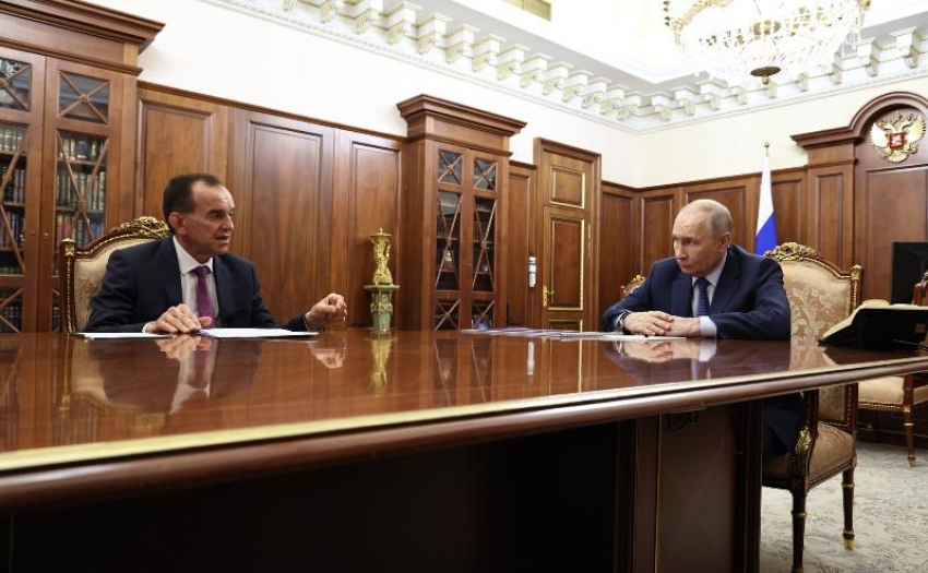 Губернатор Кубани Кондратьев встретился в Москве с Президентом РФ: о чем говорили 