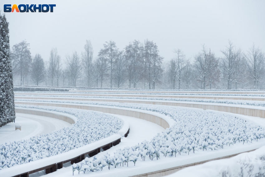 Снежное нашествие придет в Краснодарский край на выходных
