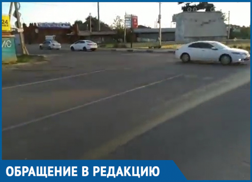 Становиться злостными нарушителями подталкивает ситуация на перекрестке в Краснодаре  