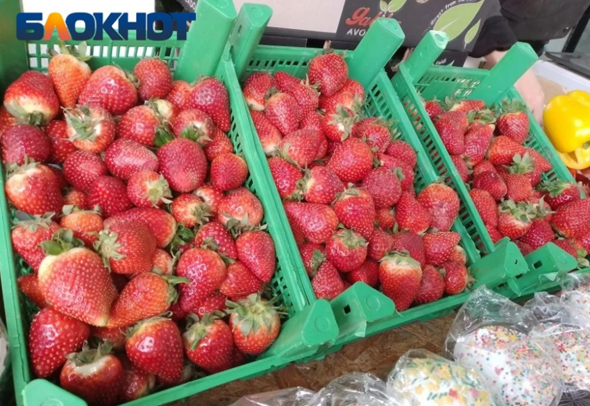 От Греции до Адыгеи: сколько стоит клубника на прилавках в Краснодаре