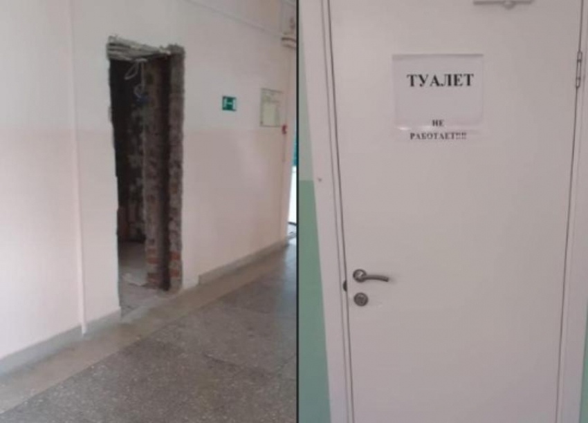 Один туалет на тысячу учеников: в Геленджике не успели сделать ремонт в школе к 1 сентября