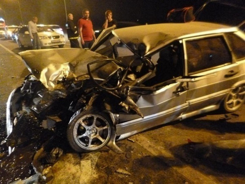 Под Краснодаром столкнулись пять автомобилей 