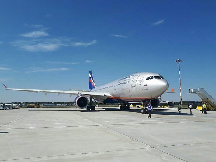 Впервые международный аэропорт «Краснодар» принял широкофюзеляжный самолет 