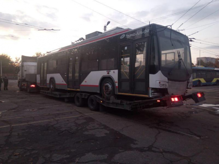 Пятый по счету электробус доставили в Краснодар