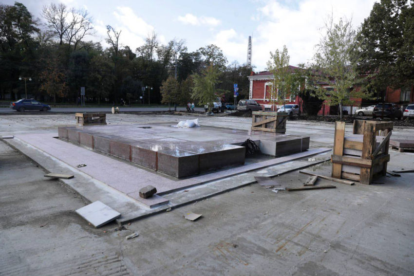 Сквер Героев Отечества появится в центре Краснодара уже в декабре 