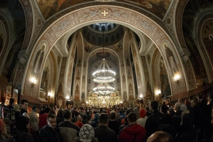 Торжественные богослужения в честь Светлого Христового Воскресения прошли в Краснодаре