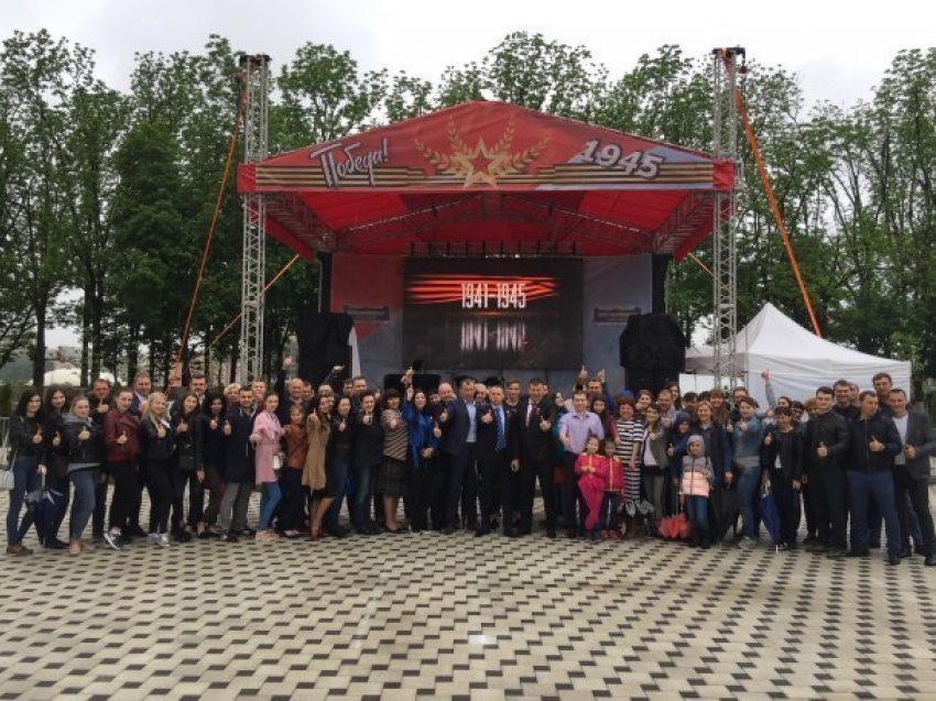  Группа компаний «ЮгСтройИнвест» вместе с жителями масштабно отметила День Победы 