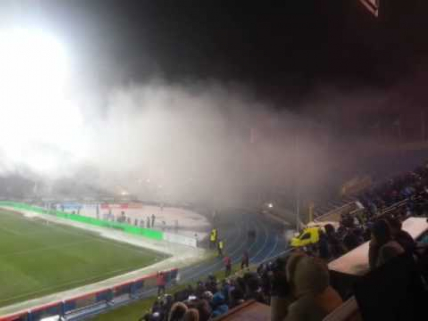 «Зенит» оштрафован на 50 т.р. за файеры в фан-зоне стадиона Краснодар 