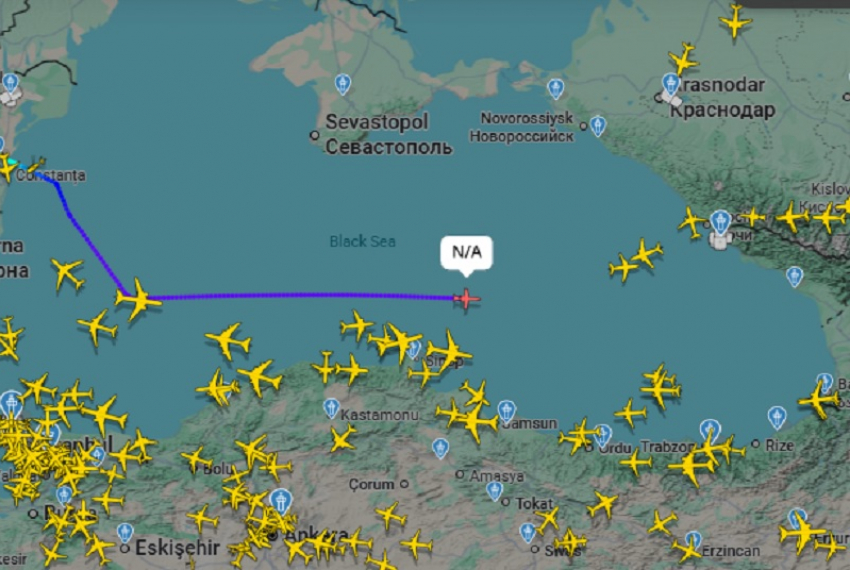 «Артемида» из Румынии вылетела в сторону Краснодарского края